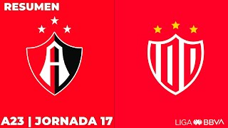 Resumen | Atlas vs Necaxa | Liga BBVA MX | Apertura 2023 - Jornada 17