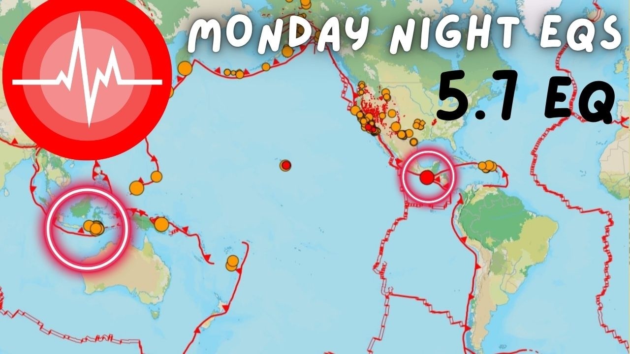 5.7 Earthquake off the Coast of Mexico.. Latest update on Continued Aftershocks Flores Indonesia.