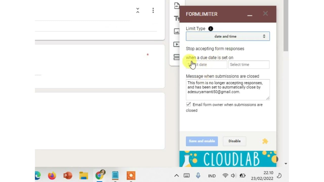 Cara Menutup Formulir Google Form Otomatis