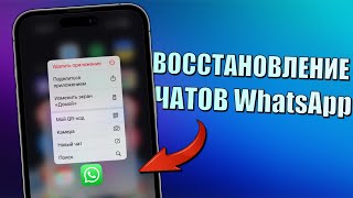 Как восстановить переписку в ватсапе на айфоне? Восстановление переписки WhatsApp на iPhone