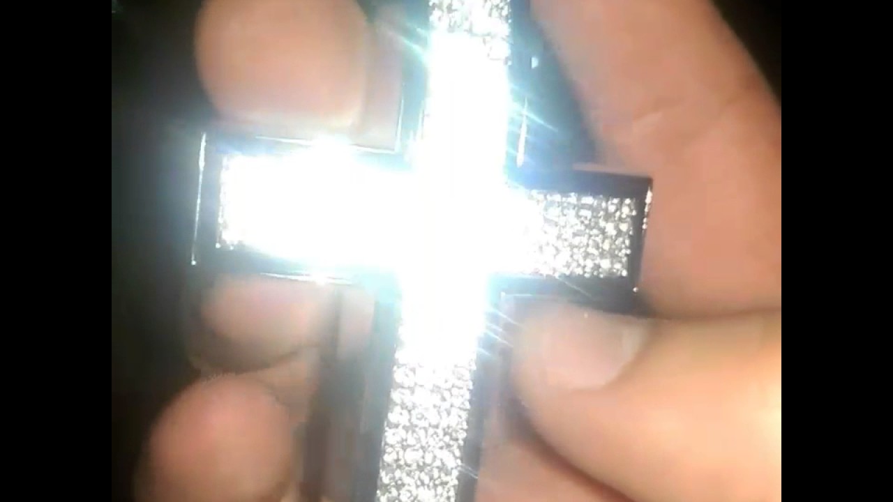 Big Iced Out Cross Cheap Simulated Diamond Pendant