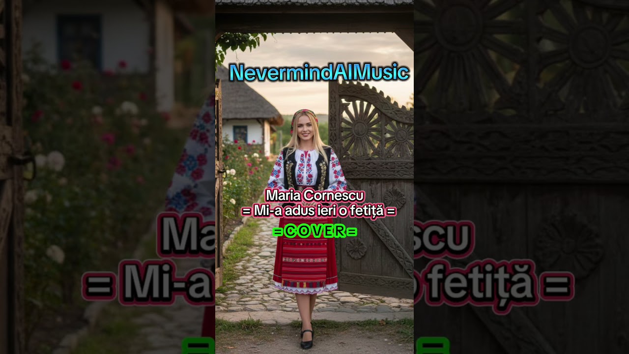 Maria Cornescu - Mi-a adus ieri o fetiță - Cover #pentrutine #muzica #populara #fyp #cover #romania 