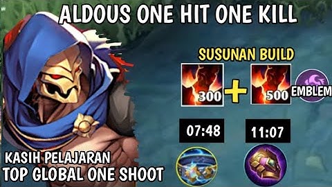 TUTORIAL MENCARI STACK ALDOUS TERCEPAT 2025!! 11 MENIT 650 STACK!! BUILD ALDOUS TERSAKIT 2025 - MLBB