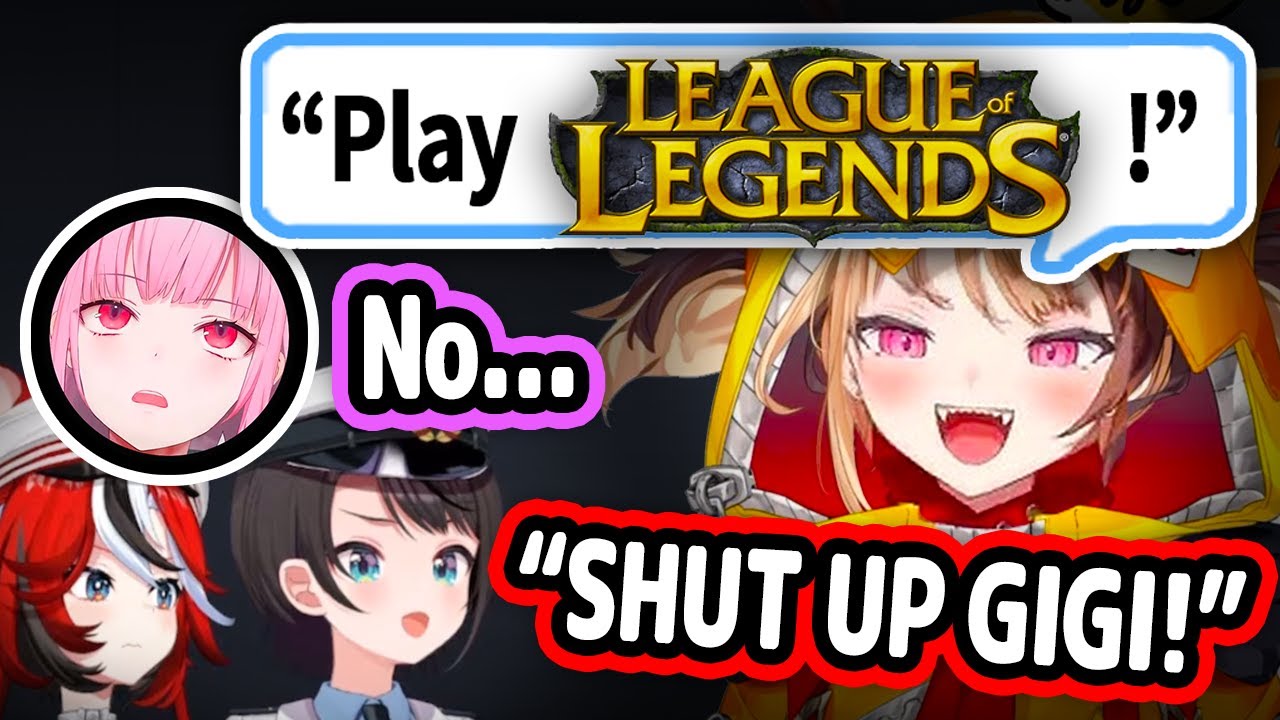 Oozora Police Arrest Gigi For Cloning Calli So She Can Play League With Her【Hololive】