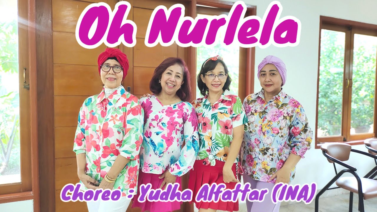 Oh Nurlela - Line Dance (Choreo : Yudha Alfattar (INA). Demo by Eleven❤️