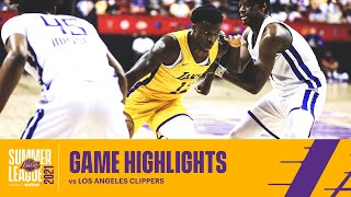 HIGHLIGHTS | Devontae Cacok (12 pts, 5 reb, 4 ast) vs LA Clippers | Lakers Summer