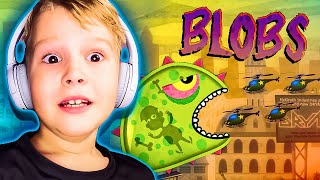 #9 ГИГАНТСКИЙ ЛИЗУН ПОЕДАЕТ АРМИЮ MUTANT BLOBS ATTACK ПРОХОЖДЕНИЕ