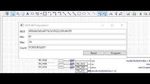 MD5 FPGA to PC SPI Performance Example