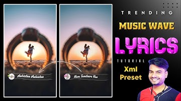 Alightmotion New Editing || How to make Music Wave Lyrics Status Video || technicalmahatma