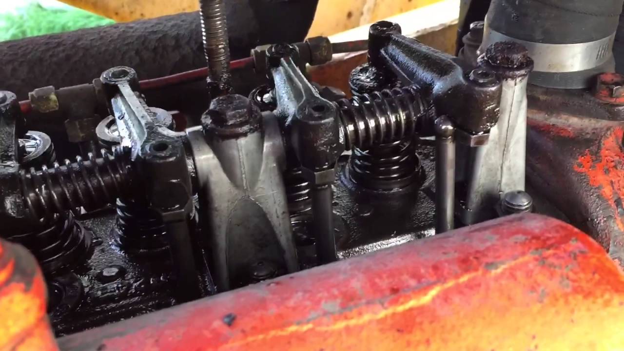 Case 580CK stuck pushrod