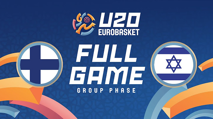 LIVE - Finland v Israel | FIBA U20 EuroBasket 2025 | Group Phase