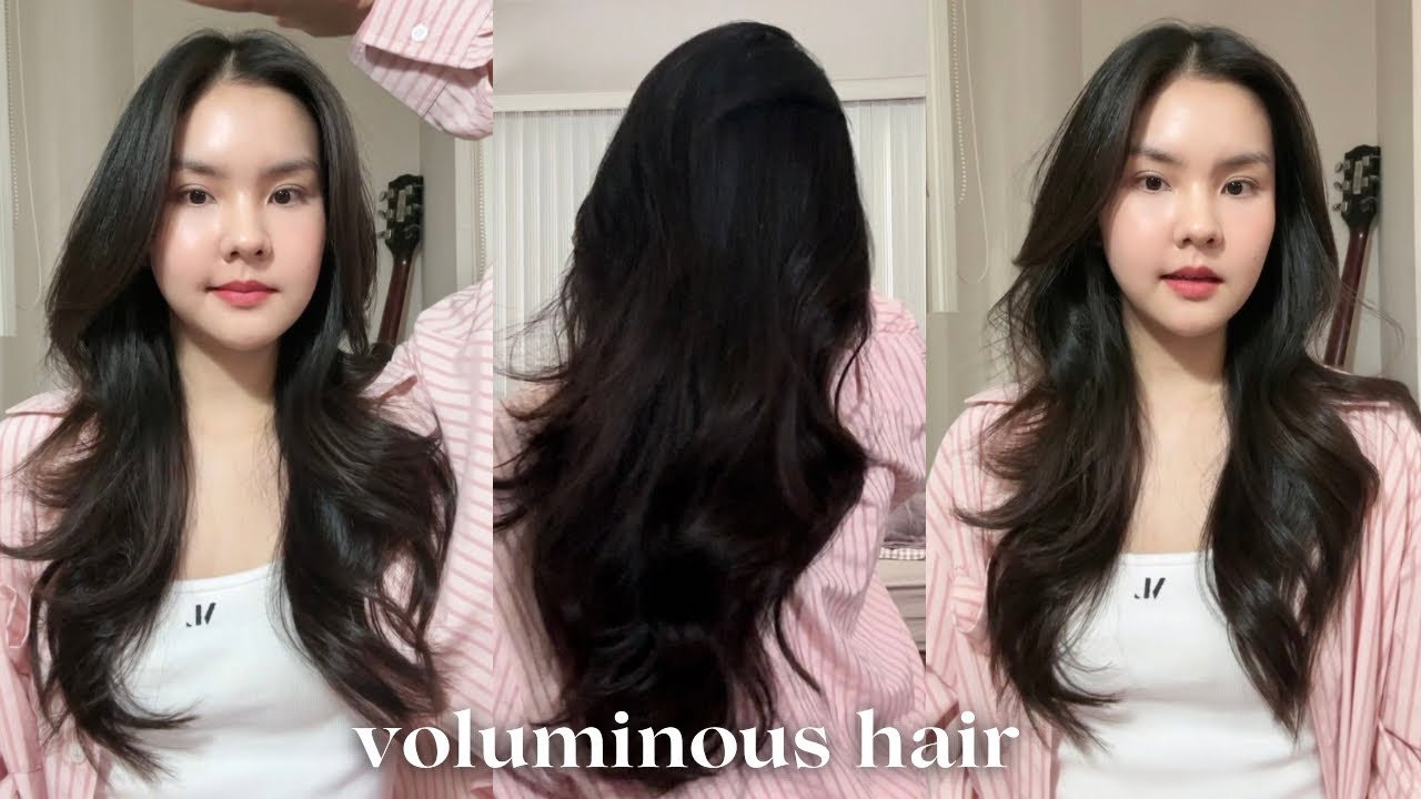 loose curl & tips for voluminous hair🤎 ม้วนผมลอนคลายๆให้ดูผมหนามีวอลุ่ม | Lunelune