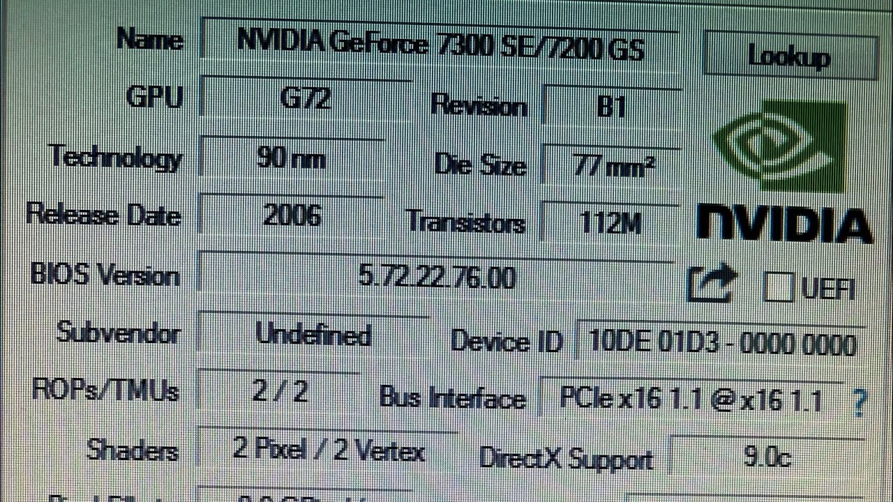 NVİDİA GeForce 7300 SE/7200GS 256MB Gaming test