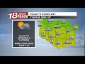 Outside of scattered shower and thunderstorm chances Friday afternoon and evening, Father's Day