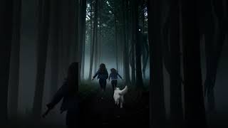 Scary Forest Encounter | Two Girls Running from a Dark Creature #foresthorror #scary #horrorshorts