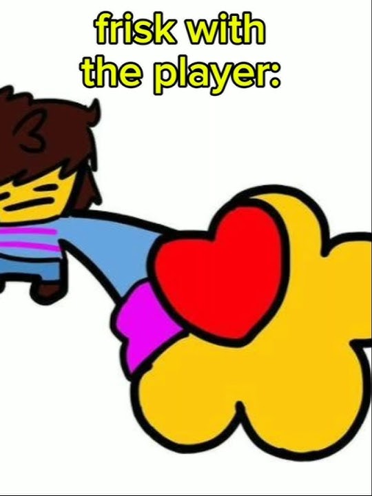 frisk vs Kris with the player #undertale#tobyfox#memefras#deltarunememe#deltarune#deltarunememes