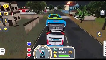 mobile bus simulator , Yogyakarta to Bandung