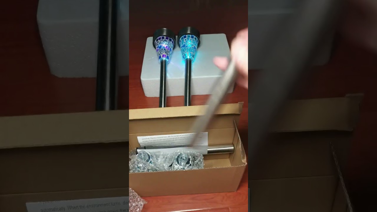 Milalit Solar Turkish LED Mosaic Lawn Light for Garden Pathway Driveway