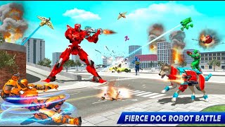 Dog Robot Transform Moto Robot - Robot Games - Android Gameplay Walkthrough screenshot 2