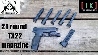 Taurus TX22 +5 magazine extension. Tandemkross Wingman.