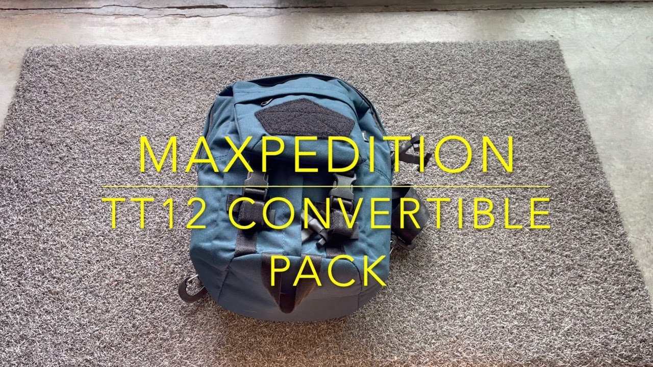 Maxpedition TT12 convertible backpack, dark blue