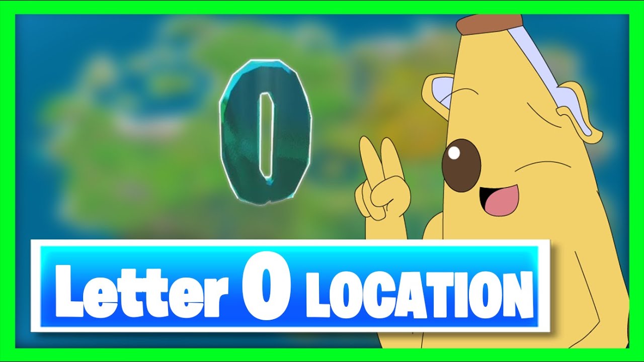 WHERE to find the HIDDEN letter O in Fortnite Season 11 Chapter 2 ?? Fortnite Battle Royale