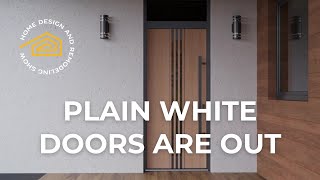 Plain White Doors are OUT! Explore the Latest Interior Door Trends