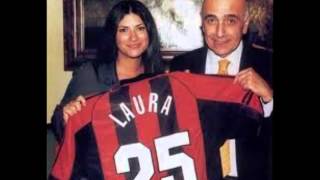 Laura Pausini canta Inno Milan !!! اغنية رائعة لنشيد الميلان