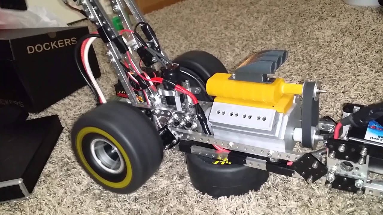 RC Dragster 3D printed engine - YouTube