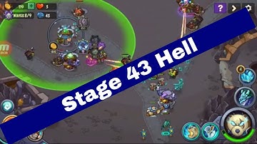 World 2 Level 43 Hell King of Defense TD | Stage 43 King of Defense TD Hell Level | 3 stars