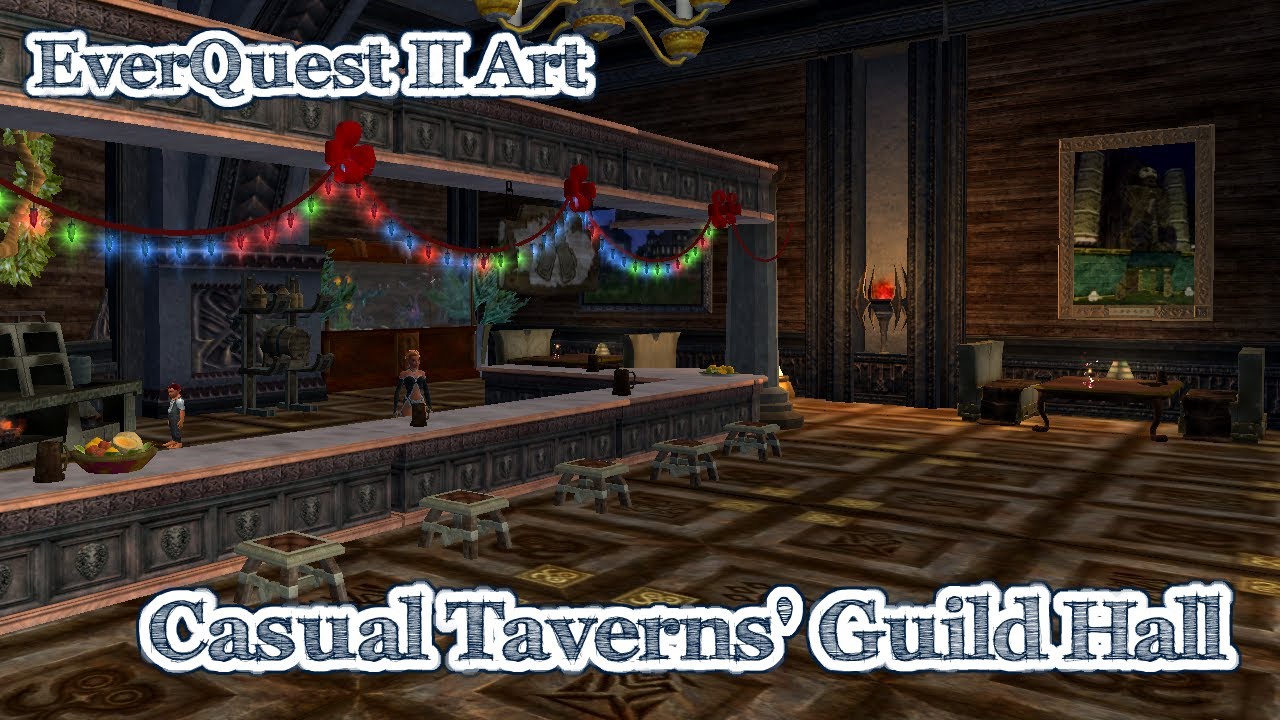 Иллюстрации из EverQuest II: Ксияра ~ Зал гильдии в тавернах Casual Taverns