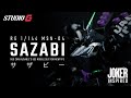 Gunpla custom build  rg sazabi joker inspired