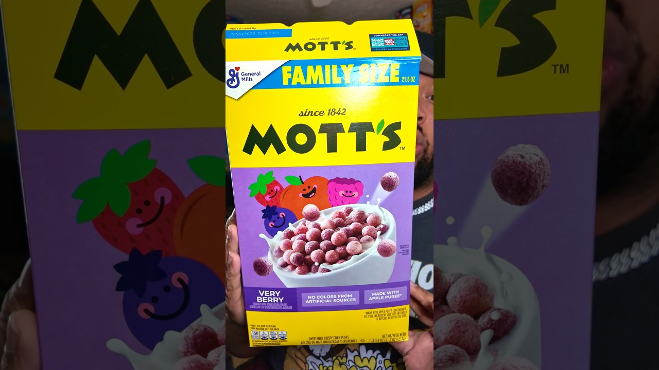 Обзор хлопьев Mott’s Very Berry 