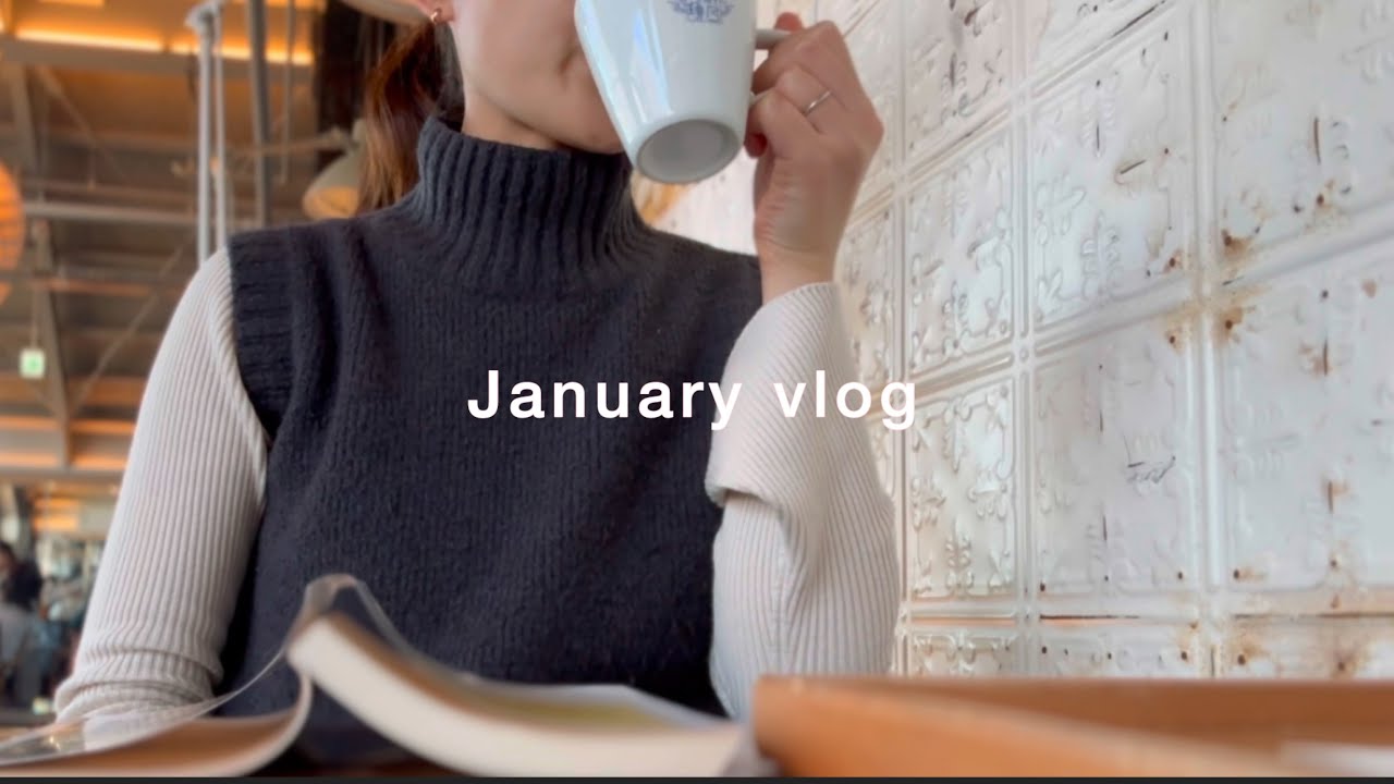 Tokyo vlog | 忙しい毎日に疲れたら。心を整えるシンプルな休日ルーティン| カフェ,study📚,美容day,自炊献立|eng.