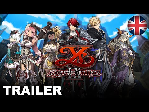 Ys IX: Monstrum Nox - Character Trailer (PS4, Nintendo Switch, PC)