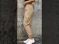 Women's Cargo Pants GARTER PantsComfortable Fabric Trouser Lady Bottom