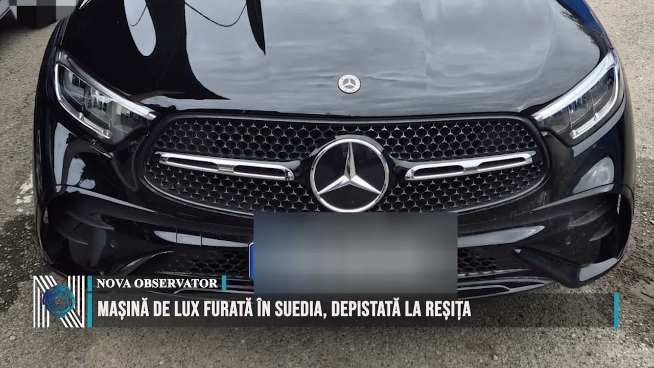 Mașină de lux furată în Suedia, depistată la Reșița 