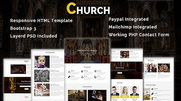 CHURCH - Multipurpose Responsive HTML Template | Themeforest Website Templates and Themes
