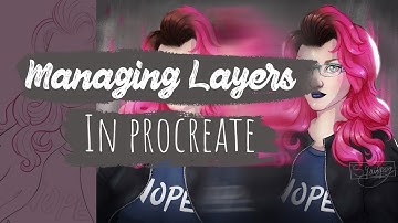 Procreate Tutorial: Managing Layers // Full Walkthrough