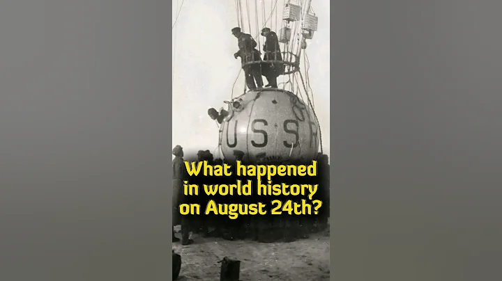1 minute history. August 24th. What happened.  #shorts