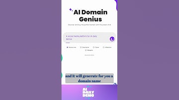Discover the Power of AI: Simplify Your Domain Name Search in 20 Seconds!