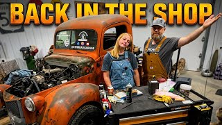 Back in the SHOP and ready to WORK!! PLUS: Bonus Roadtrip Footage
