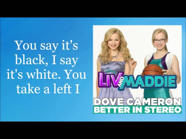 Dove Cameron - Better In Stereo (Lyric Video) class=