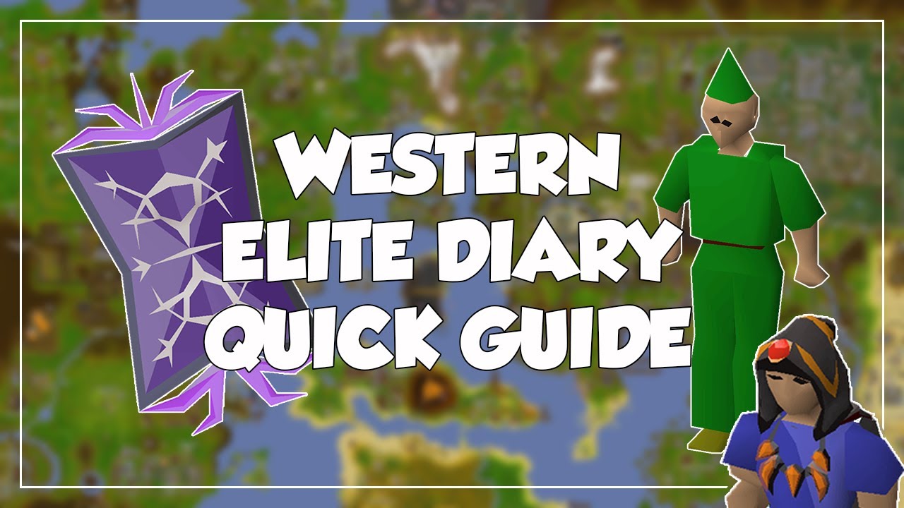 Western provinces elite diary quick guide old school runescape osrs