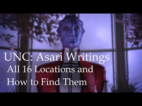 Asari Scripting Language Write Asari Writings - All 16 Locations and How to Find Them - Mass Effect 1 ...