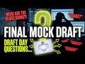 FINAL MOCK DRAFT || Bears Draft Questions and Stadium Talk