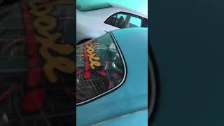 Fusca Azul Da Deboxe Com 12 Graves -Saveiro Arlequina