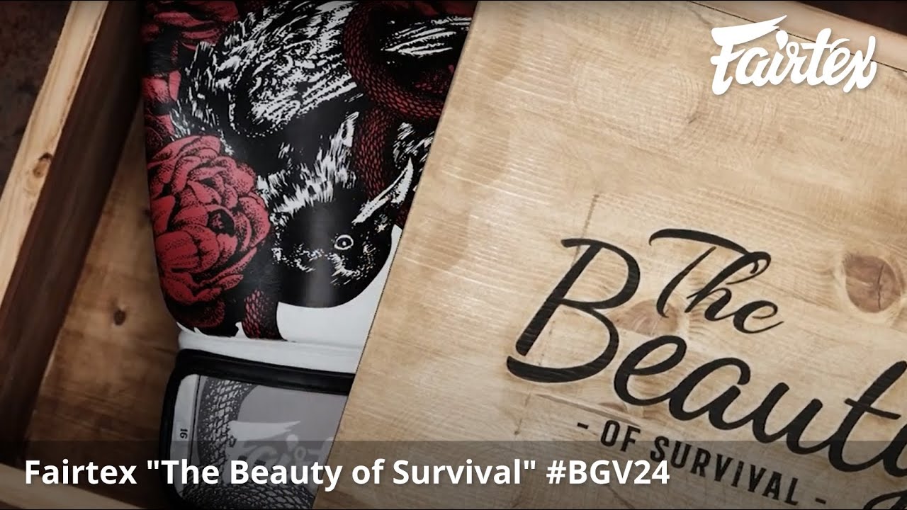 Guantoni Muay Thai Fairtex BGV24 The Beauty of Survival