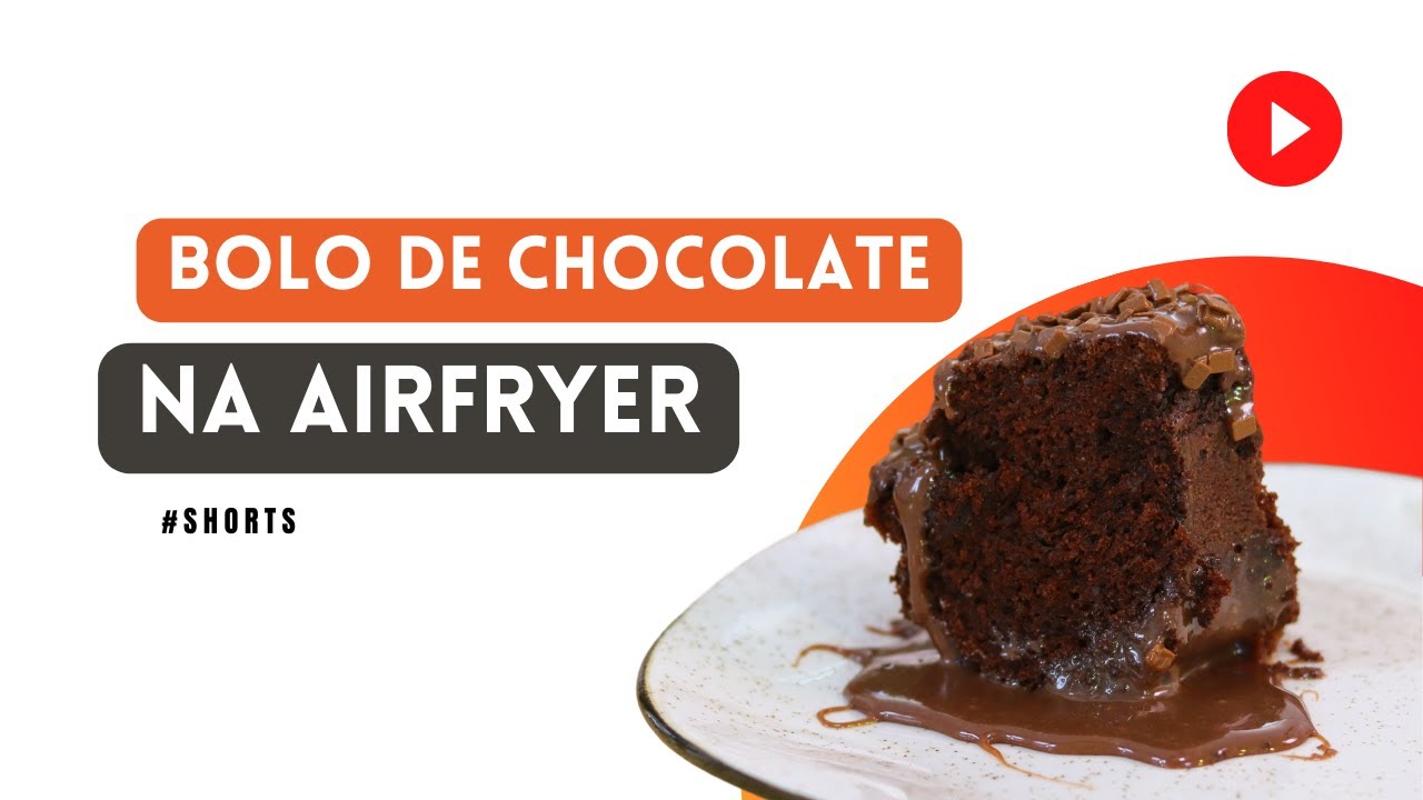 Bolo de Chocolate na Airfryer - Dika da Naka