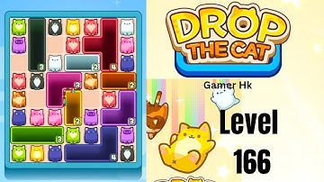 Drop The Cat Level 166 Walkthrough Solution 